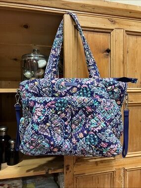 Vera Bradley Diaper Bag in French Paisley Pattern